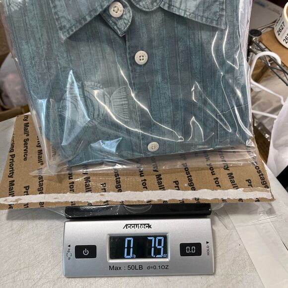 GH Bass Earth Shirt Mens Extra Large Green Fish‎ Hawaiian Tribal Camp Button-Up - Picture 10 of 10